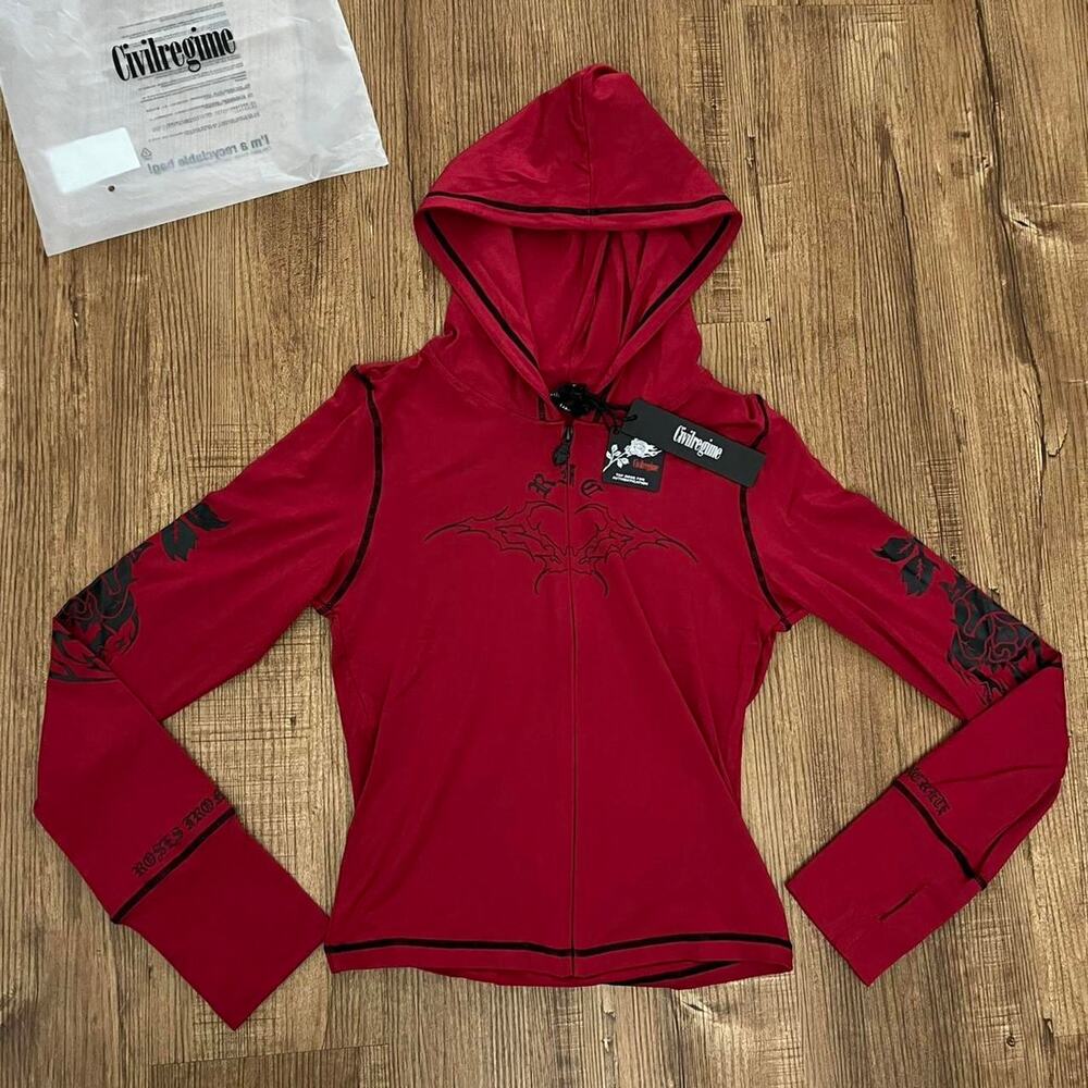 Civil regime large zip up